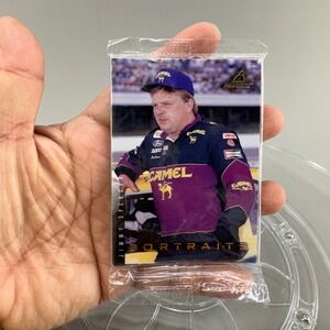 Pinnacle 1997 NASCAR Portraits Trading Card Pack Jimmy Spencer‎ Dale Jarrett New